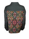 FRANCO FERRARI PRINT WOOL JACKET - GREEN