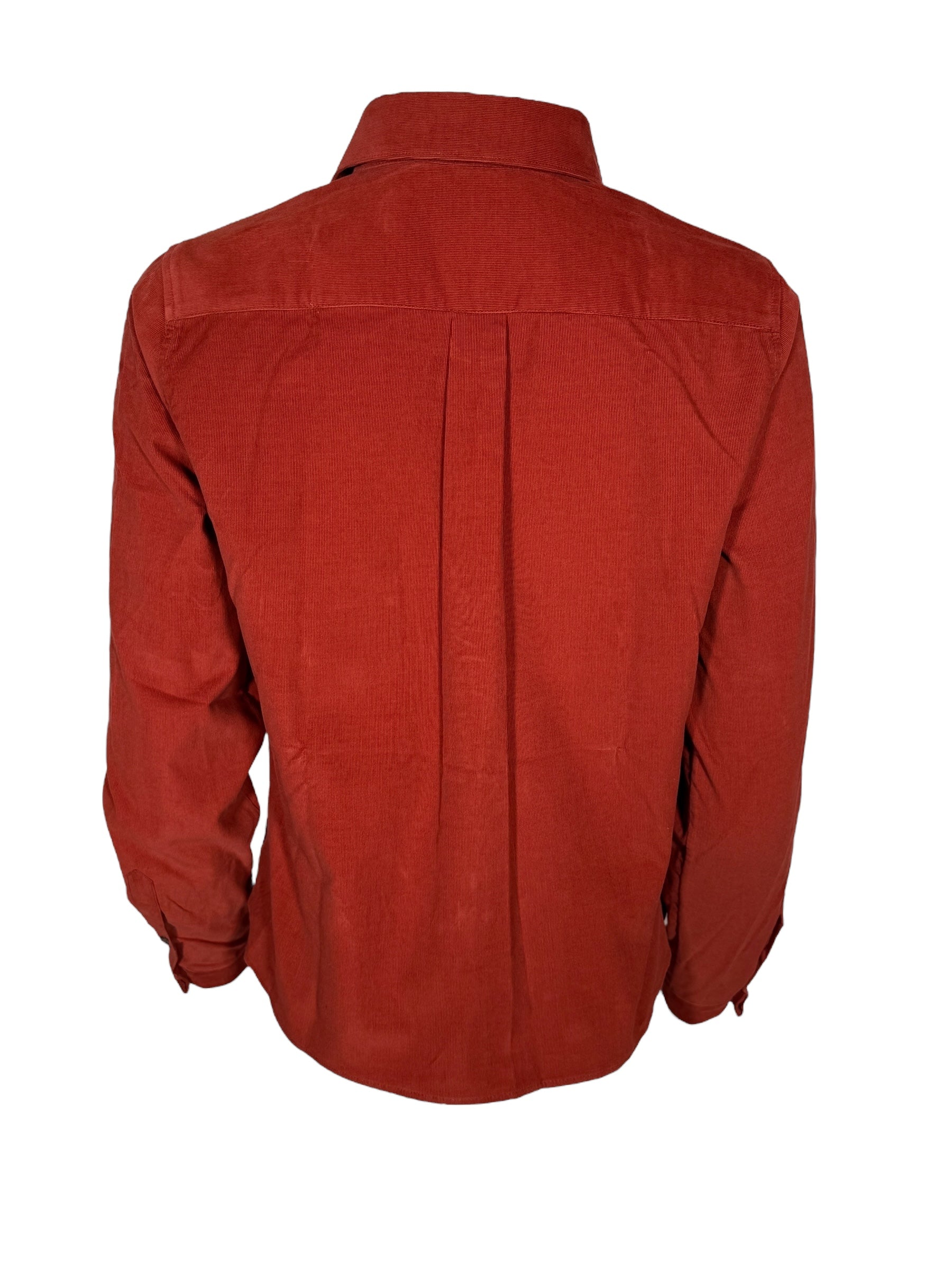 CAMICETTASNOB SOLID BABY CORDUROY BLOUSE - PAPRIKA