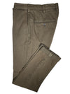 MASON'S COTTON/CASHMERE STRETCH TROUSER - DARK BROWN