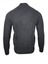 ALAN PAINE CAIRNS 1/4 ZIP SWEATER - CHARCOAL