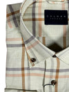 CALDER CARMEL MEN'S SHIRT - LIGHT OLIVE EXPLODED WINDOWPANE