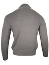 FLY3 REVERSIBLE FULL ZIP SWEATER - GREY