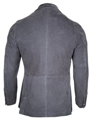 STEWART SUEDE BLAZER - DARK BLUE