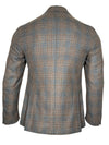 SARTORIA PARTENOPEA SPORT COAT - BLUE/BROWN BOX CHECK