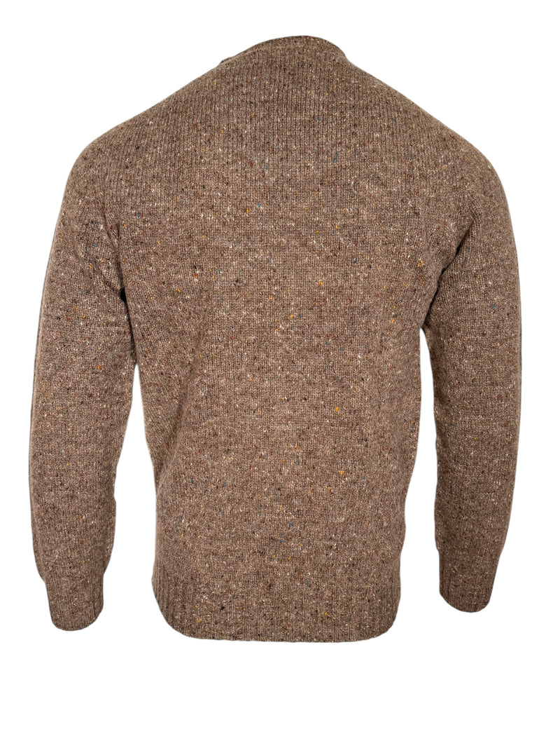 HARLEY OF SCOTLAND DONEGAL WOOL SWEATER - TORRIDON