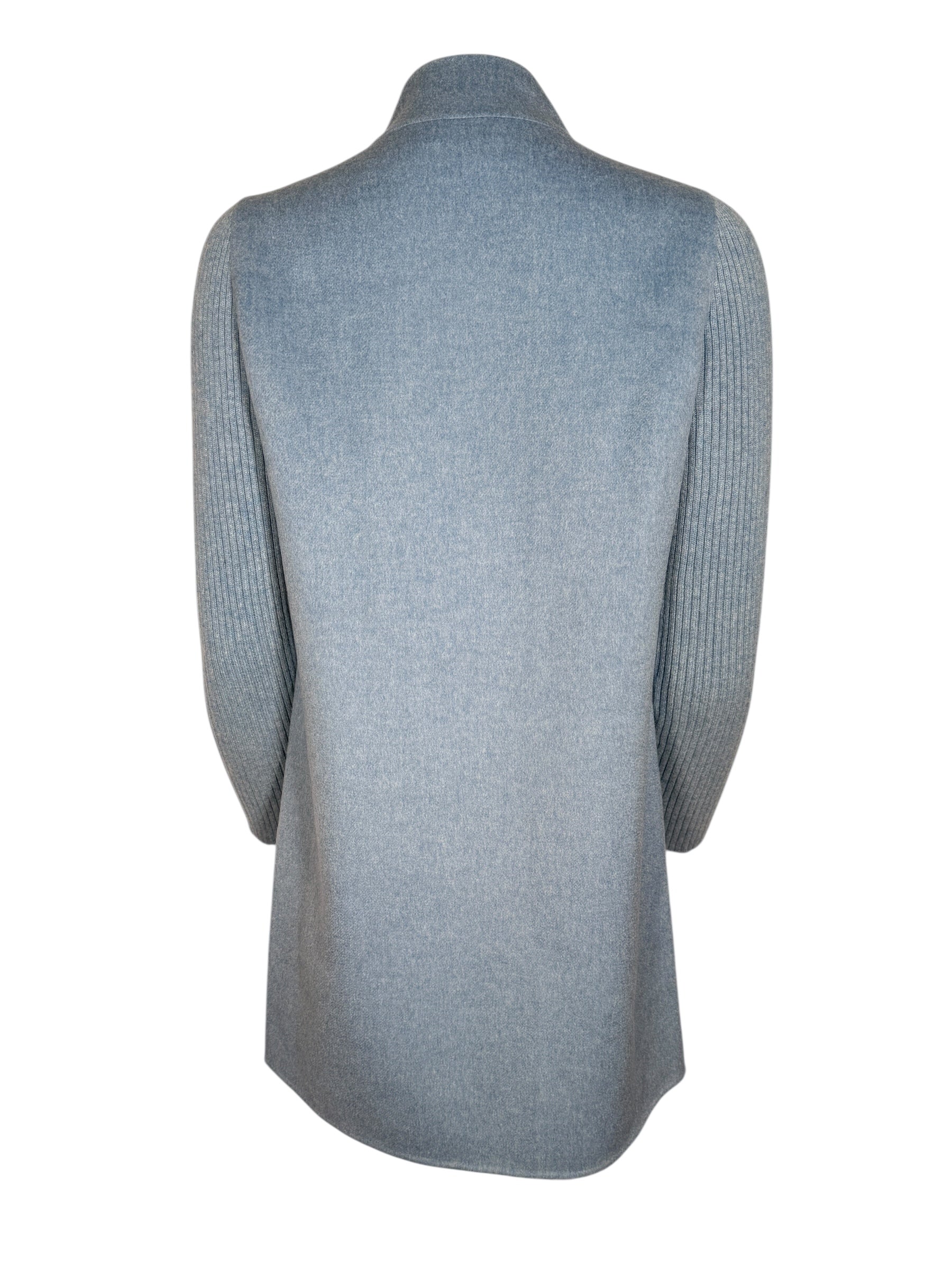 KINROSS RIB SLEEVE COAT - COVE