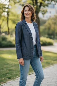 VIA MASINI 80 DENIM JACKET - BLUE