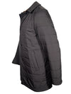 MANTO REVERSIBLE WOOL CAR COAT - NAVY/BROWN