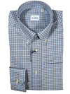 GALLIA MEN'S SHIRT - NAVY/BLUE CHECK