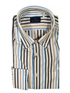 PAUL & SHARK MEN'S SHIRT - MULTI STRIPE
