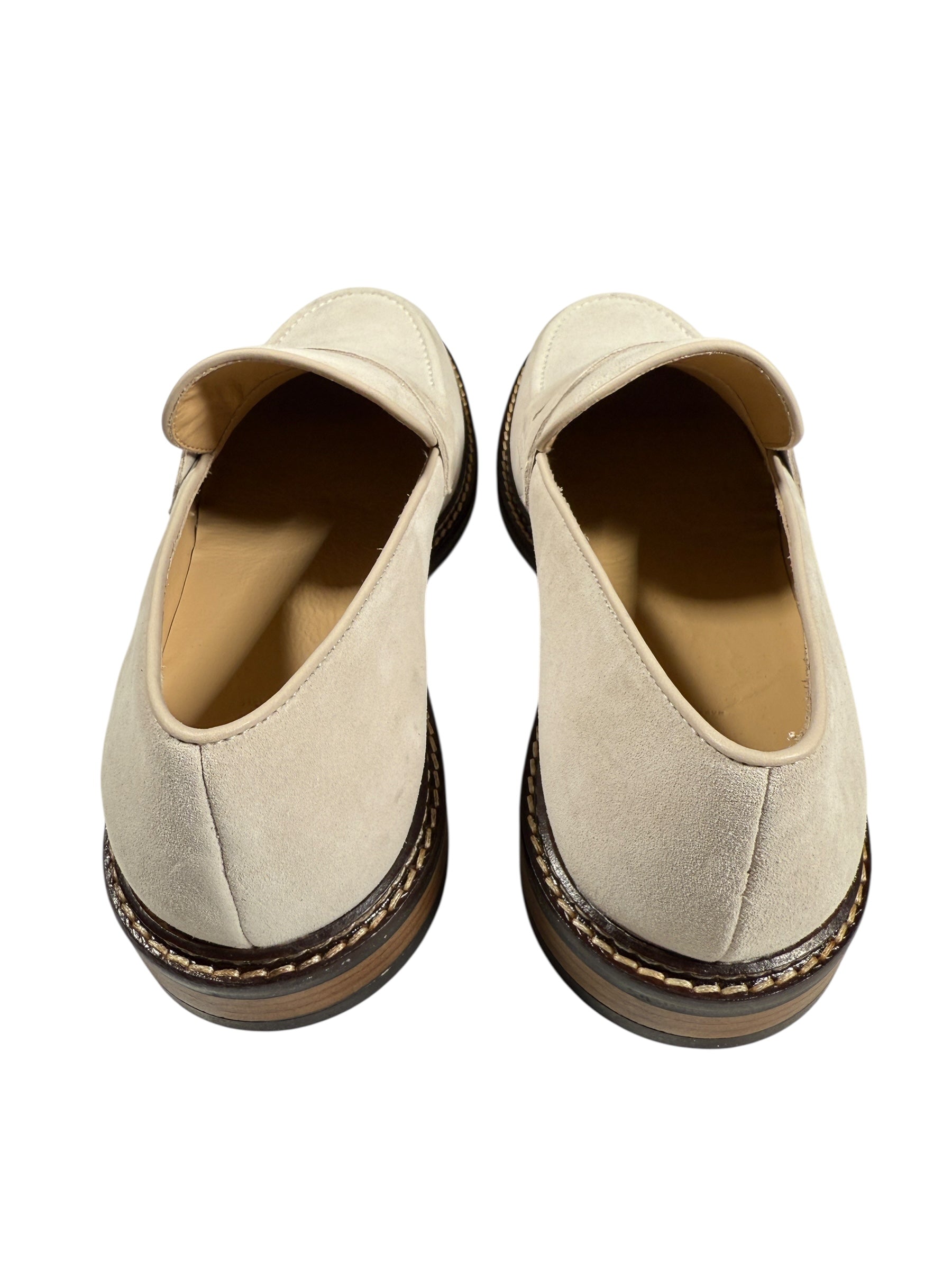 ELEVENTY MEN'S SUEDE PENNY LOAFER - SAND