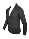 MAURIZIO BALDASSARI WOOL-COT SWACKET - FOREST NIGHT