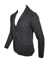 MAURIZIO BALDASSARI WOOL-COT SWACKET - FOREST NIGHT