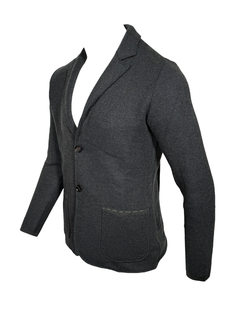 MAURIZIO BALDASSARI WOOL-COT SWACKET - FOREST NIGHT