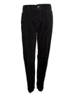 MAC WOMEN'S CHINO TURN UP CORDUROY PANT - BLACK
