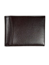 BOSCA 1911 SAFFIANO SMALL BIFOLD WALLET - BORDEAUX