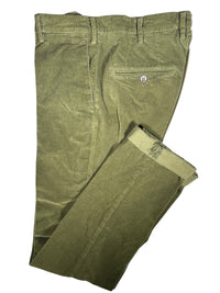 MASON'S COTTON STRETCH CORDUROY TROUSER - OLIVE