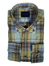 CALDER CARMEL MEN'S SHIRT - SAGE TWILL PLAID