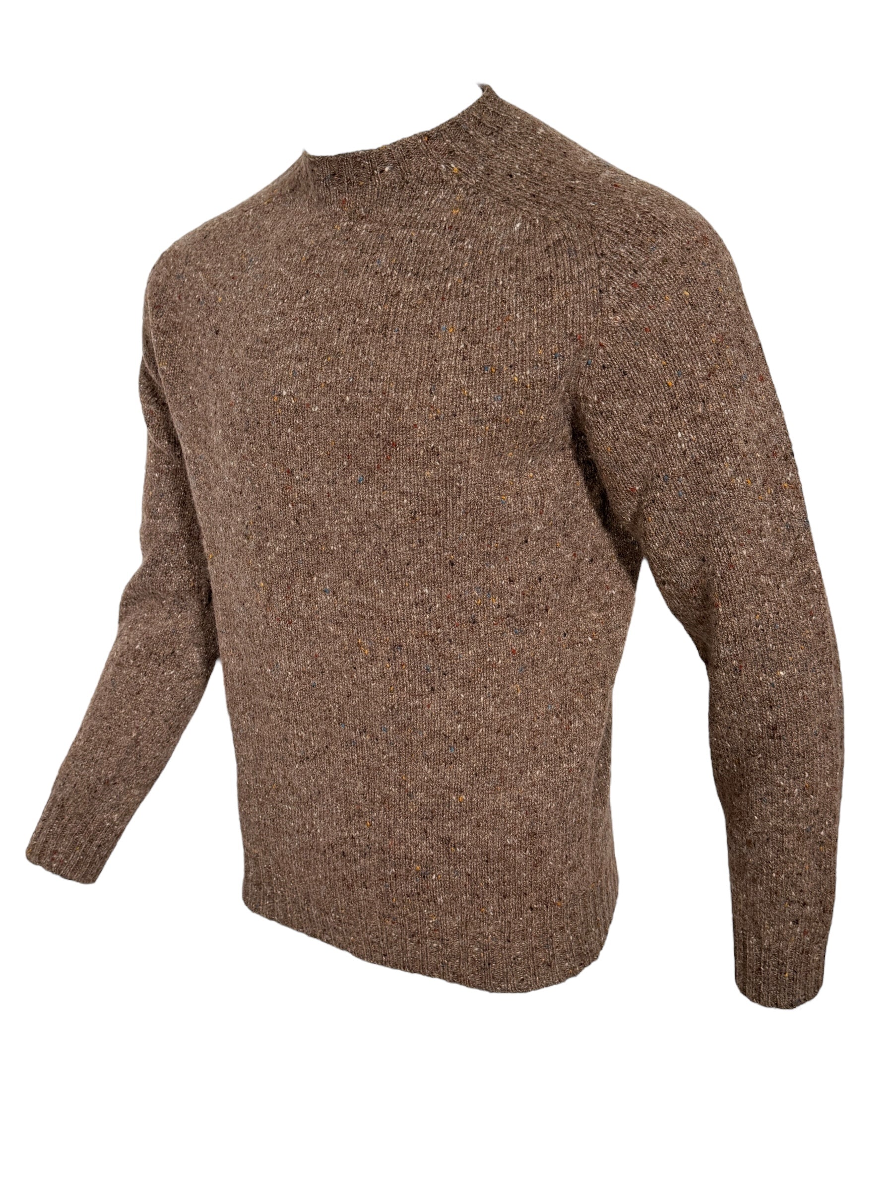 HARLEY OF SCOTLAND DONEGAL WOOL SWEATER - TORRIDON