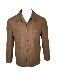 PORTO LORO PIANA WOOL JACKET - VICUNA