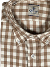 GIANGI NAPOLI MEN'S SHIRT - TAN CHECK