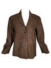 VERDURA WOMEN'S SUEDE JACKET - CHESTNUT