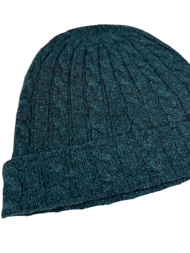 ALAN PAINE ROCHESTER CASHMERE KNIT HAT - BLACK HILLS