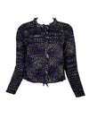 KANGRA MERINO BLEND JACKET - BLUE MIX