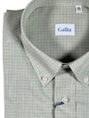 GALLIA MEN'S SHIRT - GREEN REVERSE CHECK