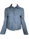 PUROTATTO SUEDE JACKET - LIGHT BLUE