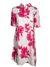 OUI FLORAL DRESS - PINK & WHITE