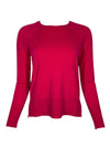 PUROTATTO CASHMERE ROUND NECK SWEATER - AZALEA