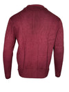 L.B.M. 1911 WOOL CARDIGAN - BORDEAUX