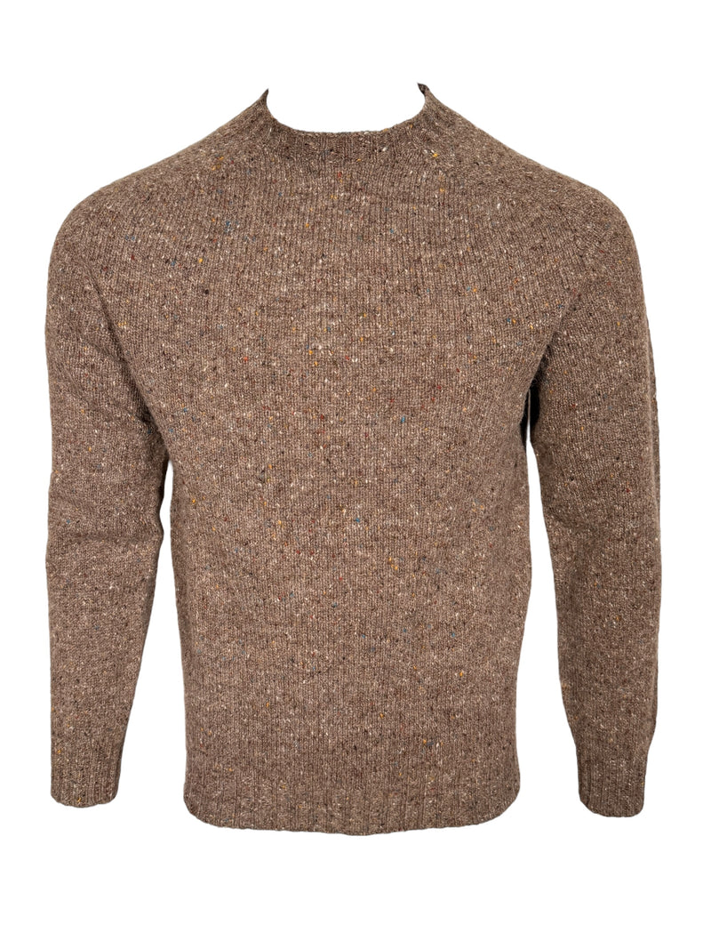 HARLEY OF SCOTLAND DONEGAL WOOL SWEATER - TORRIDON