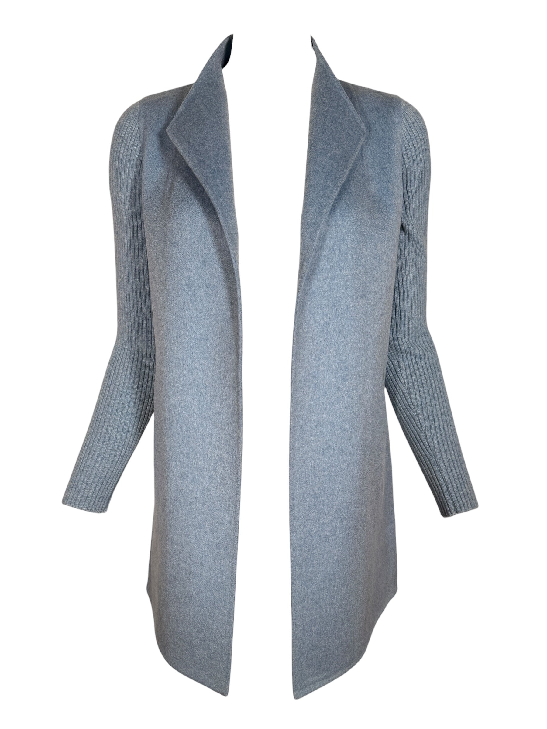KINROSS RIB SLEEVE COAT - COVE