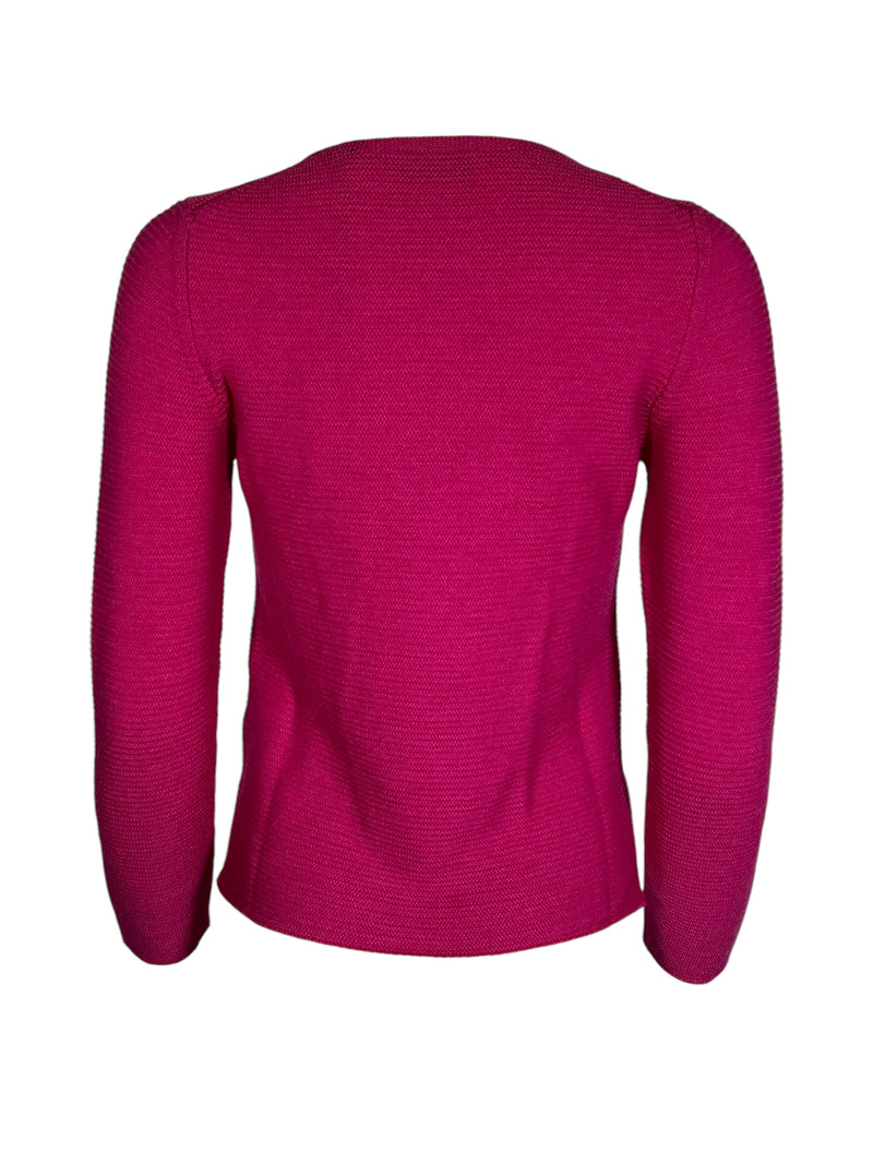 GRAN SASSO WOMEN'S LINKS SWEATER - FUCHSIA