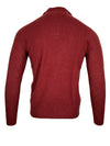 FLY3 REVERSIBLE 1/4 ZIP SWEATER - BORDEAUX