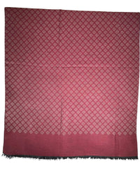 BIGI QUATREFOIL SCARF - BURGUNDY