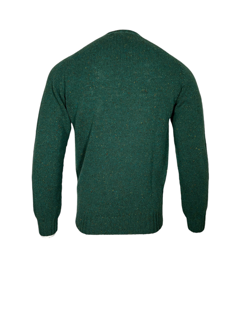 HARLEY OF SCOTLAND DONEGAL WOOL SWEATER - CANNA