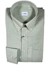 GALLIA MEN'S SHIRT - GREEN REVERSE CHECK
