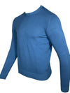 FEDELI CREW SWEATER - BLUE