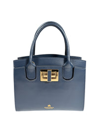 CUOIERIA FIORENTINA BELLA MINI TOTE - NAVY