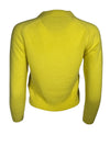 PUROTATTO CASHMERE CREW SWEATER - ACID YELLOW