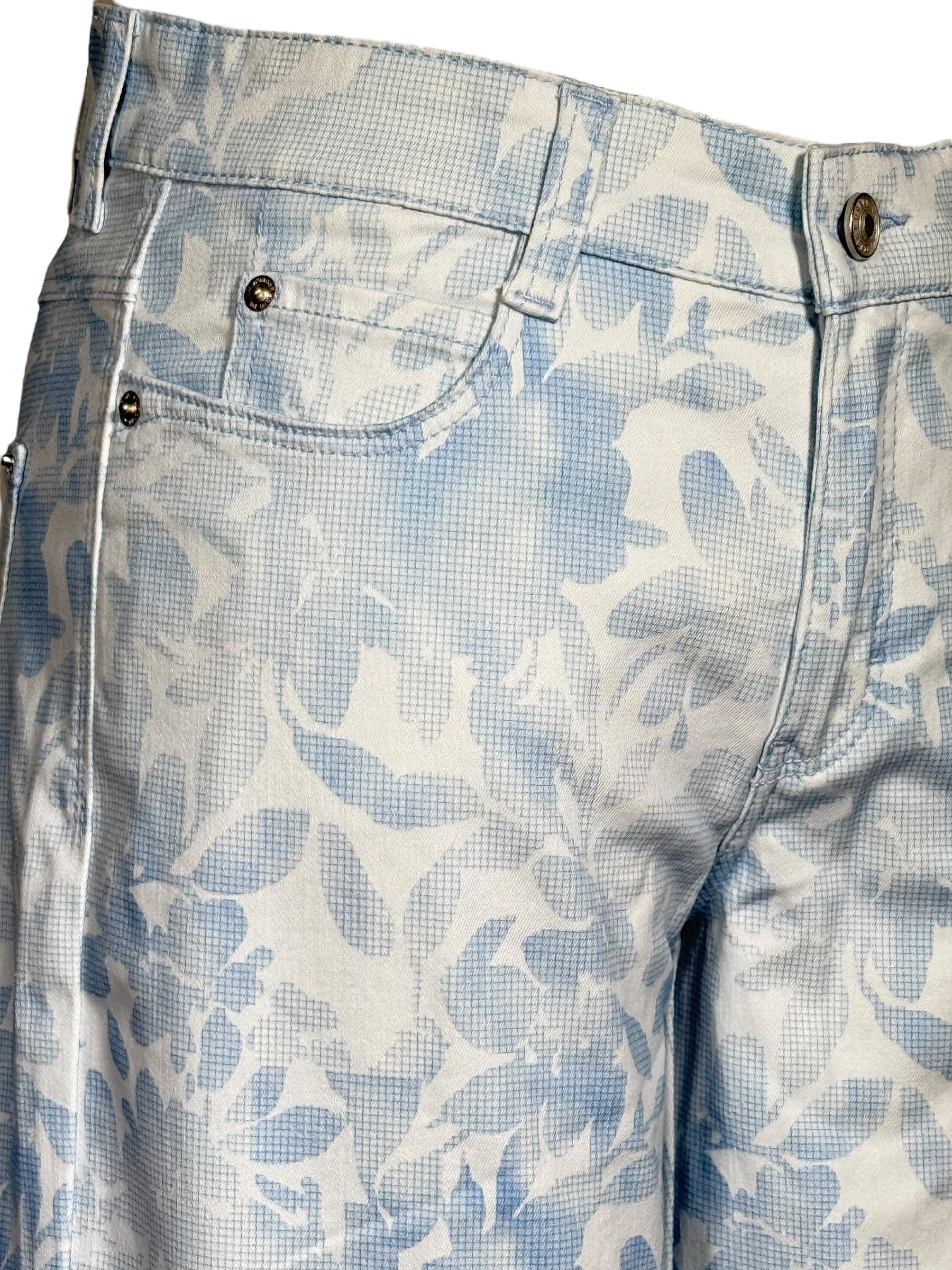 MAC WOMEN'S DREAM CULOTTE - LIGHT BLUE FLORAL