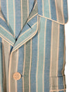 DEREK ROSE MEN'S CLASSIC FIT PAJAMA SET - KELBURN 15 BLUE
