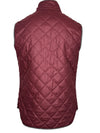 WATERVILLE WOOL MELANGE FLANNEL VEST - BURGUNDY