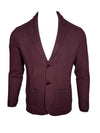 MAURIZIO BALDASSARI WOOL-COT SWACKET - VIOLET GRAPE