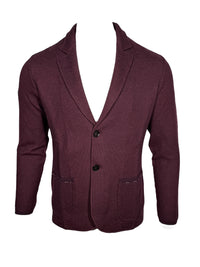 MAURIZIO BALDASSARI WOOL-COT SWACKET - VIOLET GRAPE