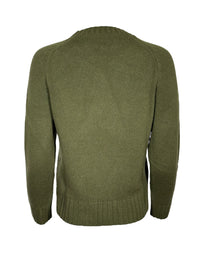 PUROTATTO CASHMERE CREW SWEATER - FOGLIA