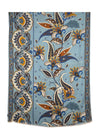 CALABRESE 1924 CASHMERE BLEND SCARF - LIGHT BLUE FLORAL